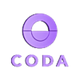 coda logo_obj.obj coda logo