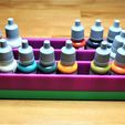 Bild-1-1.jpg Vallejo paint stand for 24 bottles with brush tray.