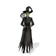 vid_00024.jpg DOWNLOAD HALLOWEEN WITCH 3D Model - Obj - FbX - 3d PRINTING - 3D PROJECT - GAME READY