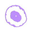 geode slice ruby clock clear.STL Geode slice clock 3 - multicolor