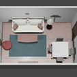 untitled7.png Normal Ordinary Living Room 3D model