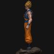 22.JPG STL file GOKU super saiyan v2 - Dragonball Super・3D print model to download