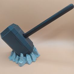 Free STL file Iman martillo de Thor Mjolnir 👾・3D printable object to  download・Cults