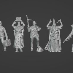 1.jpg Archivo STL Dust 1947 - Mythos - Escuadra de mando cultista Proxy・Objeto imprimible en 3D para descargar