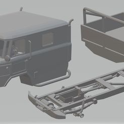 foto 1.jpg Fichier STL GAZ 66 Chariot imprimable・Plan imprimable en 3D à télécharger, hora80
