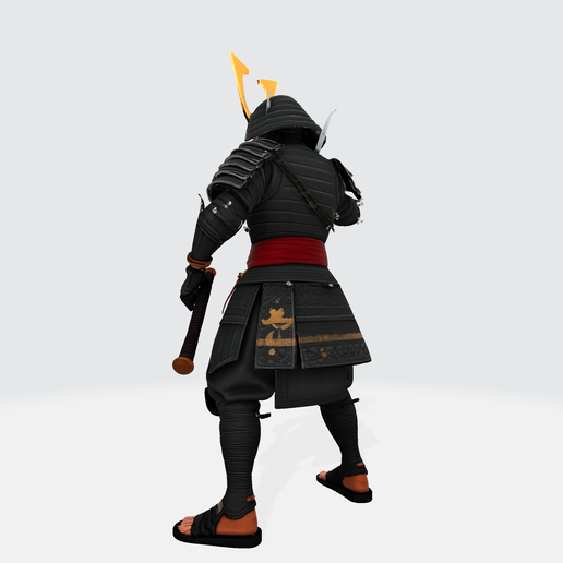 011.png Samurai-Krieger 3D