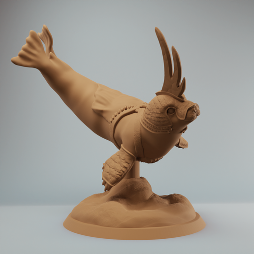 swimming3.png 鱼雷海豹、元素海豹巫师和海象束