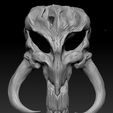 11.jpg Mythosaur Skull Pendant - Mandalorian Symbol Ready for 3d print 3D print model