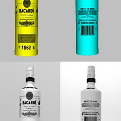 1.jpg STL-Datei lampe lithophanie rhum bacardi・3D-druckbares Modell zum Herunterladen