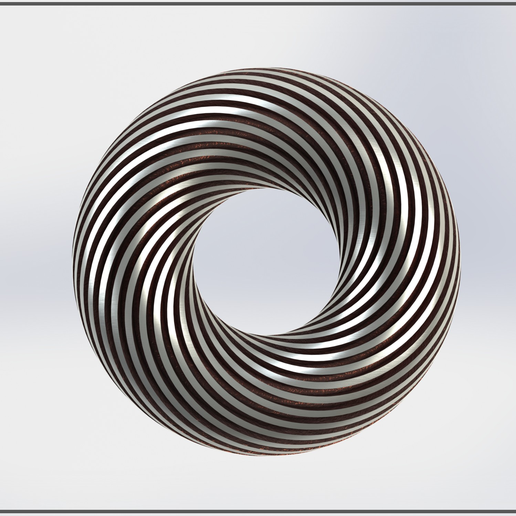 🌊 Rodin Coil Torus .STL 180mm. x 56mm. Diameter Coil | iToroid Vortex ...
