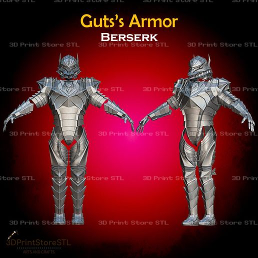 Guts Armor Cosplay Berserk - STL File 3D print model