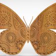 Steampunk-Butterfly.98.jpg Steampunk Butterfly 3d model in stl format,cnc 3d stl file,for milling,stl Steampunk Butterfly for 3d printing and cnc router.