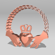 Shapr-Image-2023-03-27-203911.png The Claddagh Irish symbol, two hands holding a crowned heart, decoration, jewellry Hands, Heart and Crown,  symbol of romance