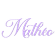 Mathéo.stl First name Mathéo
