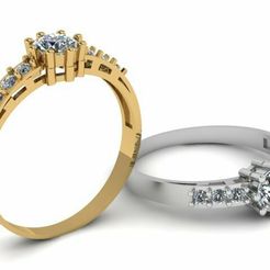 ring1.jpg Verlobungsringe 3d druckbares Modell