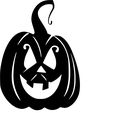 Citrouille-simple-16.jpg 10 SVG Files - Halloween Pumpkin - Silhouettes - PACK 2