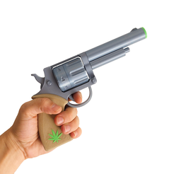 Hand-1.png STL file Smokin' Gun - Weed Grinder Kit・3D print object to download