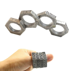 8.png 3D file American folding handle・3D printer model to download