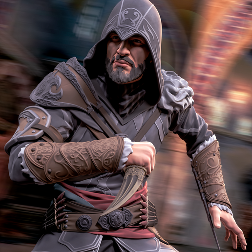 🔪 Ezio Auditore・ STL File for ・Cults
