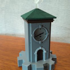 MYST Clock Tower.jpg Archivo 3D gratis Lámpara de torre del reloj MYST・Modelo de impresión 3D para descargar
