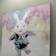 IMG_7052.jpeg Cute Bunny in the Rain - WALL ART - HUEFORGE - FILAMENT PAINTING