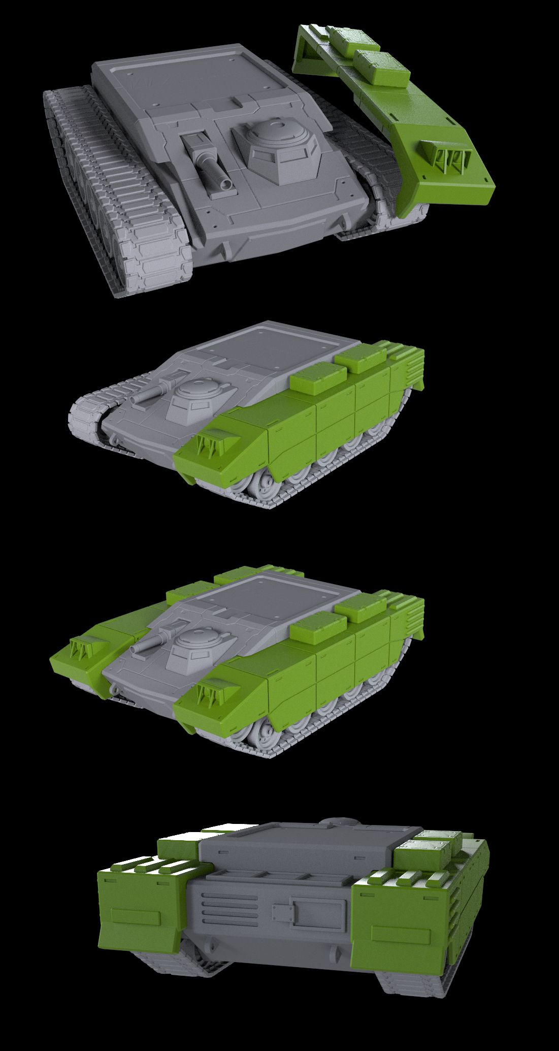 fender-placement3.jpg 3D file RMV-1 Guntank II Gundam・3D printable model to download, DavyPenn