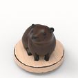 1.485.jpg Cute Woodland Bear Figurine 3D Model