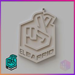 LLAVERO_EL_BARRIO-FINALE.jpg STL file THE NEIGHBORHOOD KEYCHAIN / KINGS LEAGUE KEYCHAIN COLLECTION・3D printer model to download