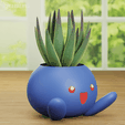 oddishA_02.png Oddish Planter Decoration - 2 models