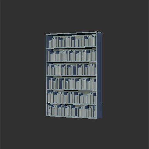 accecories diorama bookshelf01 3D model