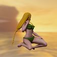 wip15.jpg princess zelda - swimsuit - hyrule warriors 3d print figurine 3D print model