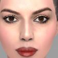 untitled.249.jpg Beautiful brunette woman bust ready for full color 3D printing TYPE 9