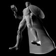 4_00000.jpg Superman Holding Mjolnir Statuette