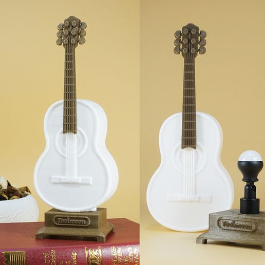 guitar lamp 3D model
