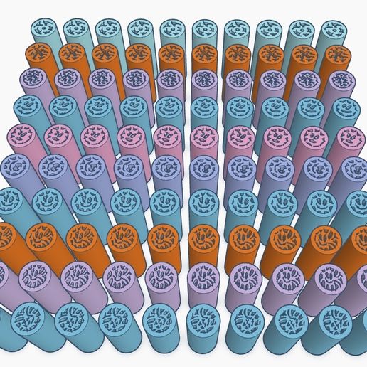 FILTER TIPS FILTERS PACK 100 U. WEED RANDOM TIPS READY TO PRINT AND FREE 40UND. PACK 3D model