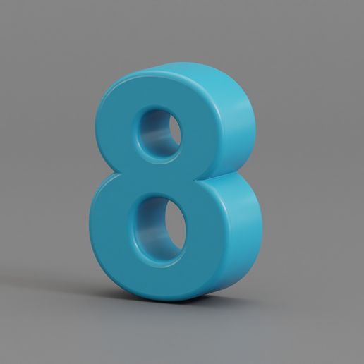 Number 8 Letter
