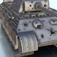 12.jpg Panzer V Panther Ausf. A (damaged) - WW2 German Flames of War Bolt Action 15mm 20mm 25mm 28mm 32mm