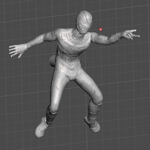 SPIDER-MAN POSED FOR FRIDGE MAGNET 3D model