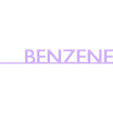 2 Benzene.stl Benzene Molecule