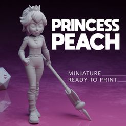 Thumb_1080_Peach.jpg PRINCESS PEACH - MARIO - 3D READY TO PRINT