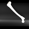 untitled.70.png Free STL file femur bone / hueso femur・3D printing idea to download