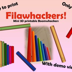 2739183c-b487-446f-97dc-df69903db94b.jpg Fichier 3D gratuit Filawhackers : mini Boomwhackers imprimables en 3D・Modèle pour imprimante 3D à télécharger