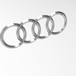 untitled.225.png Archivo STL Logotipo Audi・Objeto de impresión 3D para descargar