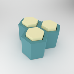 Test-Piece.png Fidget 3D Honeycomb - Test Piece