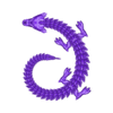 DragonSTL.stl Articulated Dragon, print-in-place, No-Support