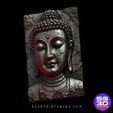 budha-3d-printable-stl-3.jpg Buddha Bas-Relief STL – Sacred Serenity