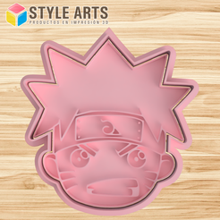 NARUTO.png Naruto cookie cutter - cookie cutter stamp