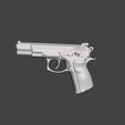 751.png Cz 75 B Omega Real Size 3D Gun Mold