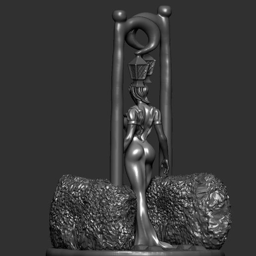 Anna2.jpg Statue of Anna the vampire, sexy predator in the street