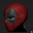 02.jpg Deadpool Mask - Marvel comics 3D print model